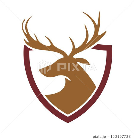 Deer logo icon design 133197728