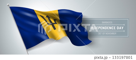 Barbados happy independence day greeting card, banner vector illustration Barbados happy independence day greeting card, banner vector illustration 133197801