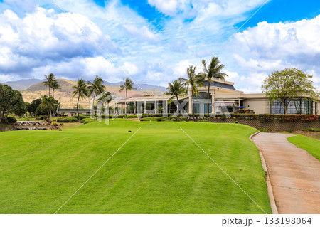 ハワイ（オアフ島）の休日（ゴルフライフ）カポレイno10 133198064