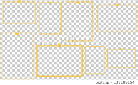一套方便實用的簡潔獎狀邊框,帶有各種尺寸的垂直和橫向皇冠圖示。 一套方便實用的簡潔獎狀邊框,帶有各種尺寸的垂直和橫向皇冠圖示。 133199154