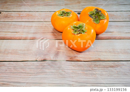 【秋の味覚】柿 133199156