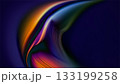 Vivid colors blend and swirl in an abstract design, creating a stunning visual effect against a dark backdrop. 133199258