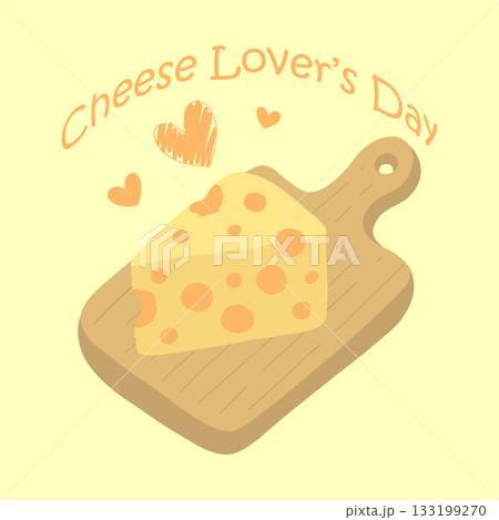 Cheese Lover cheese festival flat design artwork 133199270