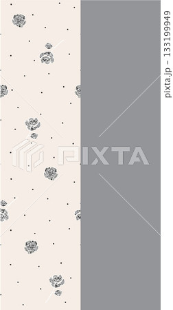 Soft Pastel Patterns with Florals Fruits and Cute Motifs for Notebook Designs 133199949