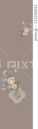 Soft Pastel Patterns with Florals Fruits and Cute Motifs for Notebook Designs Soft Pastel Patterns with Florals Fruits and Cute Motifs for Notebook Designs 133200022