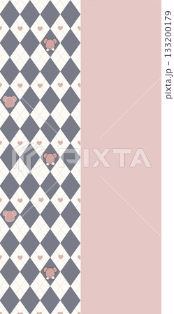 Soft Pastel Patterns with Florals Fruits and Cute Motifs for Notebook Designs 133200179