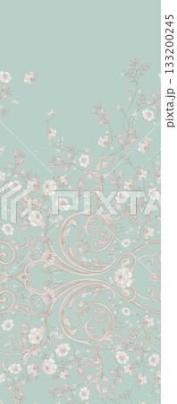Soft Pastel Patterns with Florals Fruits and Cute Motifs for Notebook Designs 133200245