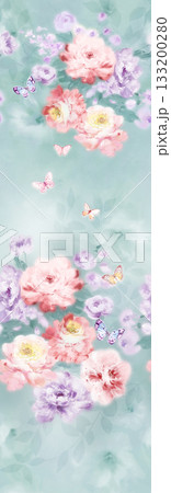 Soft Pastel Patterns with Florals Fruits and Cute Motifs for Notebook Designs Soft Pastel Patterns with Florals Fruits and Cute Motifs for Notebook Designs 133200280