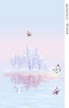 Soft Pastel Patterns with Florals Fruits and Cute Motifs for Notebook Designs 133200290