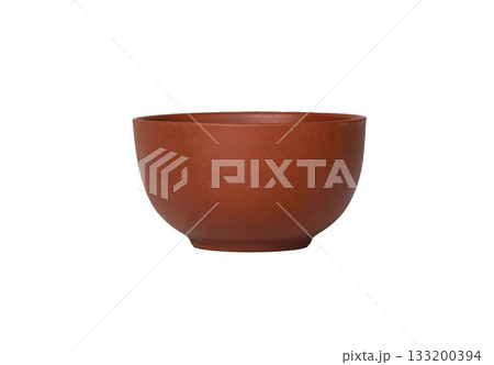 Simple bowl. Round ceramic dish with smooth surface and clean design used for serving food or soup, Simple bowl. Round ceramic dish with smooth surface and clean design used for serving food or soup, 133200394
