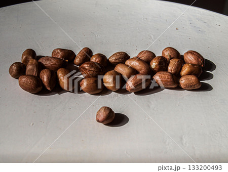 Nuts peanuts red composition group and individual Nuts peanuts red composition group and individual 133200493