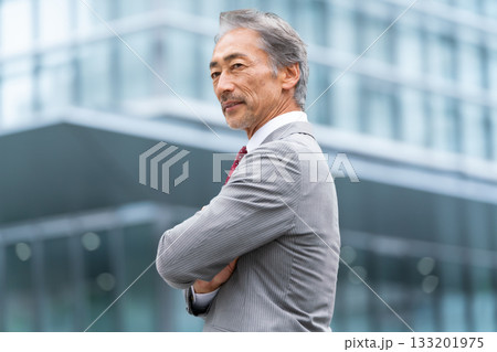 ビジネス　シニア男性　ポートレート　 133201975