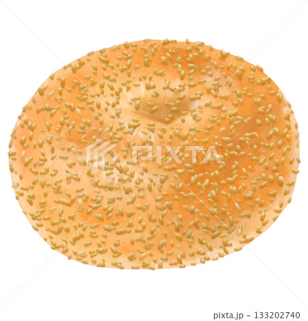 リアルなベーグル1個(ゴマ) 133202740