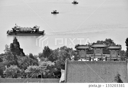 The Summer Palace and Kunming lake, imperial Chinese gardens and palaces and UNESCO World Heritage Site in Beijing, China The Summer Palace and Kunming lake, imperial Chinese gardens and palaces and UNESCO World Heritage Site in Beijing, China 133203381