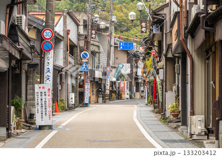 《岐阜県》郡上八幡・八幡町の古い街並み 133203412