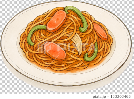 一幅線條柔和的插圖 133203466