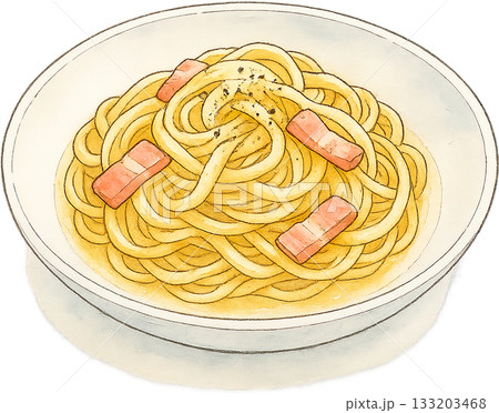 ほのかな感じの薄いラインドローイングイラスト 133203468