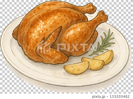 一幅線條柔和的插圖 133203482