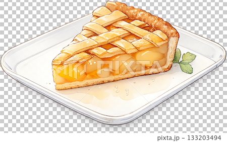 ほのかな感じの薄いラインドローイングイラスト 133203494