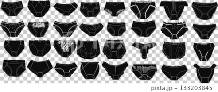Underwear illustration set 133203845