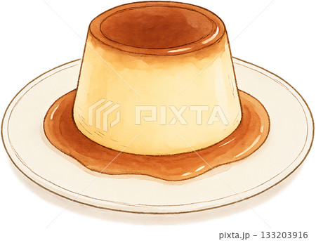 ほのかな感じの薄いラインドローイングイラスト 133203916