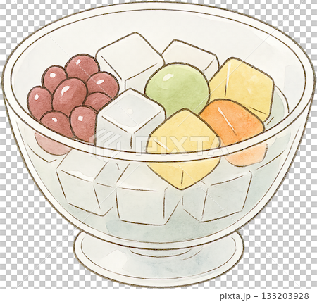 一幅線條柔和的插圖 133203928