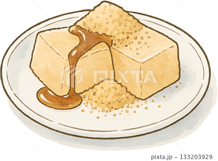 ほのかな感じの薄いラインドローイングイラスト 133203929