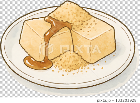 ほのかな感じの薄いラインドローイングイラスト 133203929