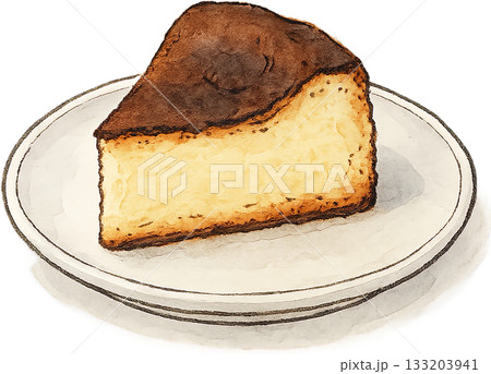 ほのかな感じの薄いラインドローイングイラスト 133203941