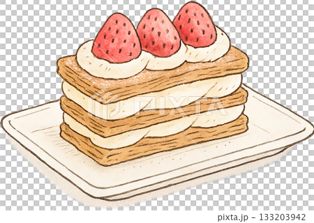 一幅線條柔和的插圖 133203942