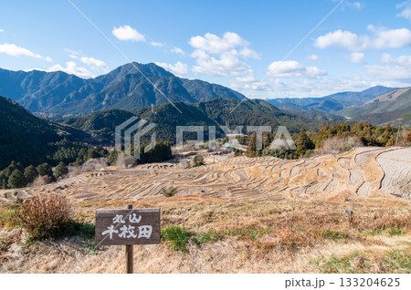 冬の丸山千枚田《三重県 熊野市》 冬の丸山千枚田《三重県 熊野市》 133204625