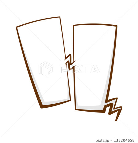 Comics book speech bubble, speech balloon or cartoon design element isolated on white background. Vector illustration Comics book speech bubble, speech balloon or cartoon design element isolated on white background. Vector illustration 133204659