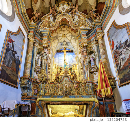 Interior of the baroque church of Bom Jesus de Matosinhos Interior of the baroque church of Bom Jesus de Matosinhos 133204728