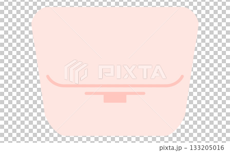 介護用の入れ歯入れのシンプルなイラスト 133205016