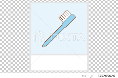 簡單的牙刷框插圖素材 簡單的牙刷框插圖素材 133205020