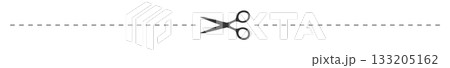 切り取り線04 切り取り線04 133205162