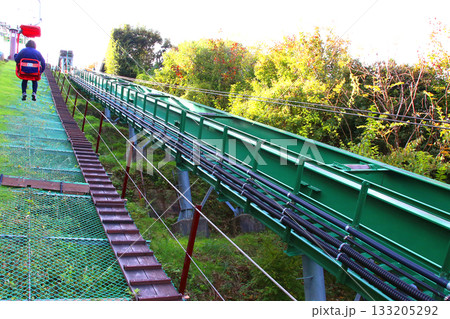 三方テラス　三方五湖レインボーライン　山頂公園　日本海　水月湖　日向湖　菅湖　久々子湖　若狭湾　 133205292