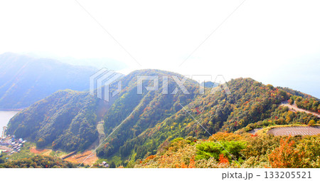 三方テラス　三方五湖レインボーライン　山頂公園　日本海　水月湖　日向湖　菅湖　久々子湖　若狭湾 133205521