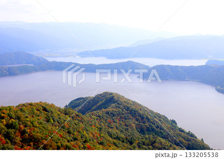 三方テラス　三方五湖レインボーライン　山頂公園　日本海　水月湖　日向湖　菅湖　久々子湖　若狭湾 133205538
