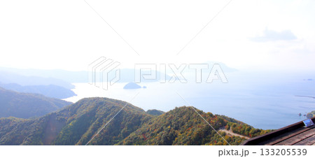 三方テラス　三方五湖レインボーライン　山頂公園　日本海　水月湖　日向湖　菅湖　久々子湖　若狭湾 133205539