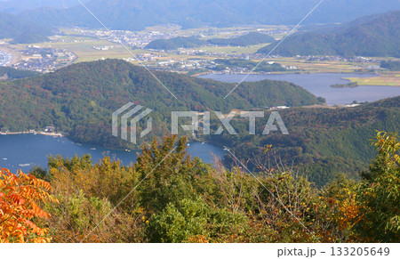 三方テラス　三方五湖レインボーライン　山頂公園　日本海　水月湖　日向湖　菅湖　久々子湖　若狭湾 133205649
