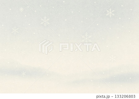 背景　雪　冬 133206803