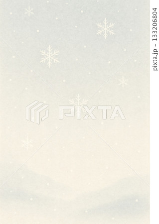 背景　雪　冬 133206804