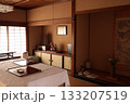 レトロな廊下　温泉宿 133207519