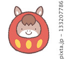 ウマのダルマ 133207786
