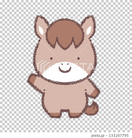 案内するウマ 133207795