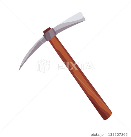 Mining element. Game mining props icon. Assets item in cartoon style, object for ui or level design. Treasure mining. Vector illustration 133207865