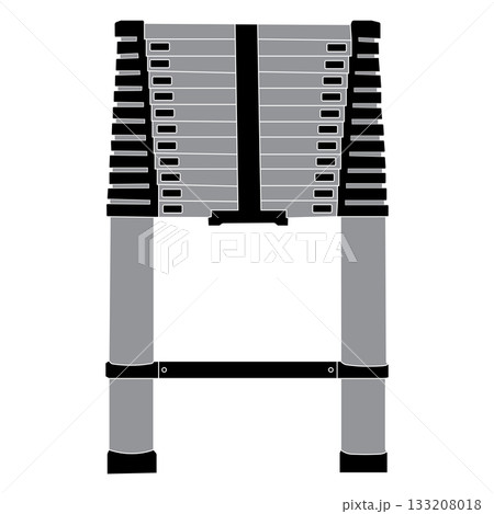 Telescopic aluminum folding ladder 133208018
