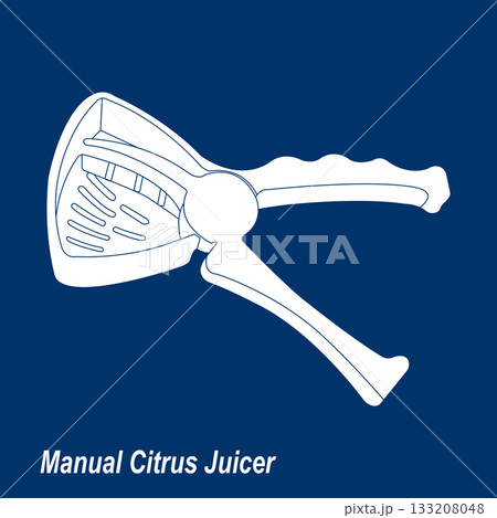 Manual citrus squeezer icon design Manual citrus squeezer icon design 133208048