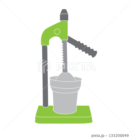 Manual citrus squeezer icon design Manual citrus squeezer icon design 133208049